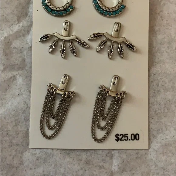 BCBGeneration earrings and jackets set - endless options! - Picture 3 of 3